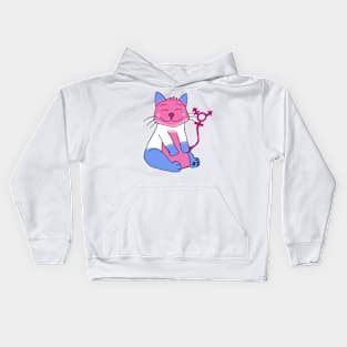 Trans Cat Kids Hoodie